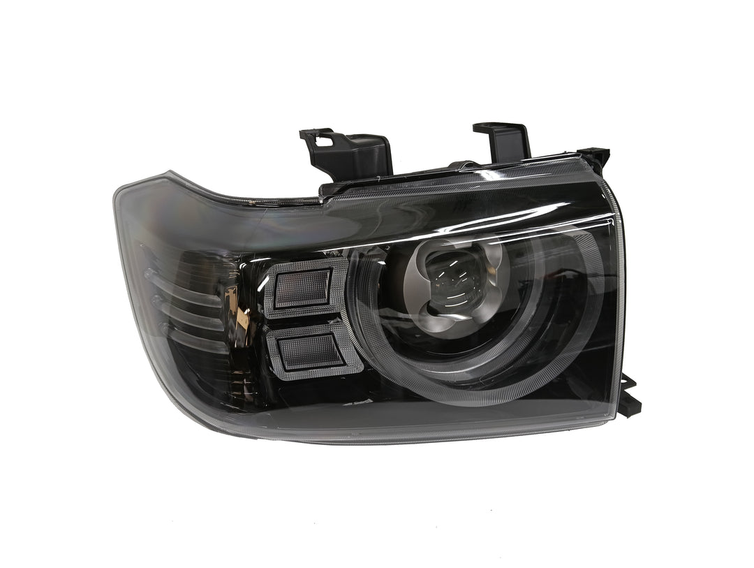 HALO LED Headlight Assembly Set Suitable for Landcruiser 79 Series V8 07 to 2023
