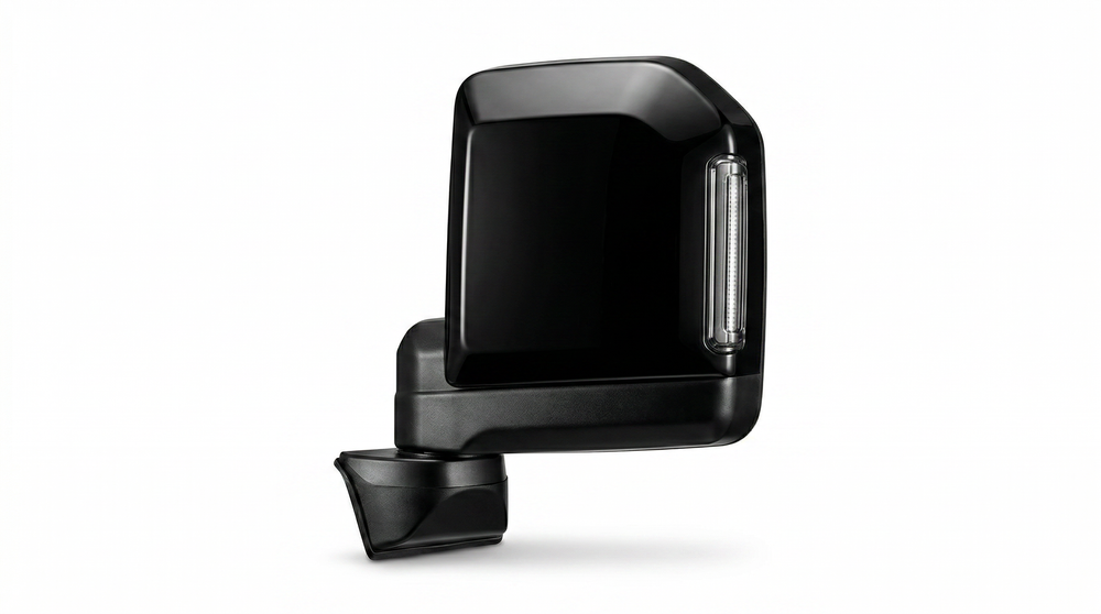 Upgrade Black Side Mirrors for Toyota Landcruiser 70 76 Series and 60 Series Power Mirror/Fold/Indicators