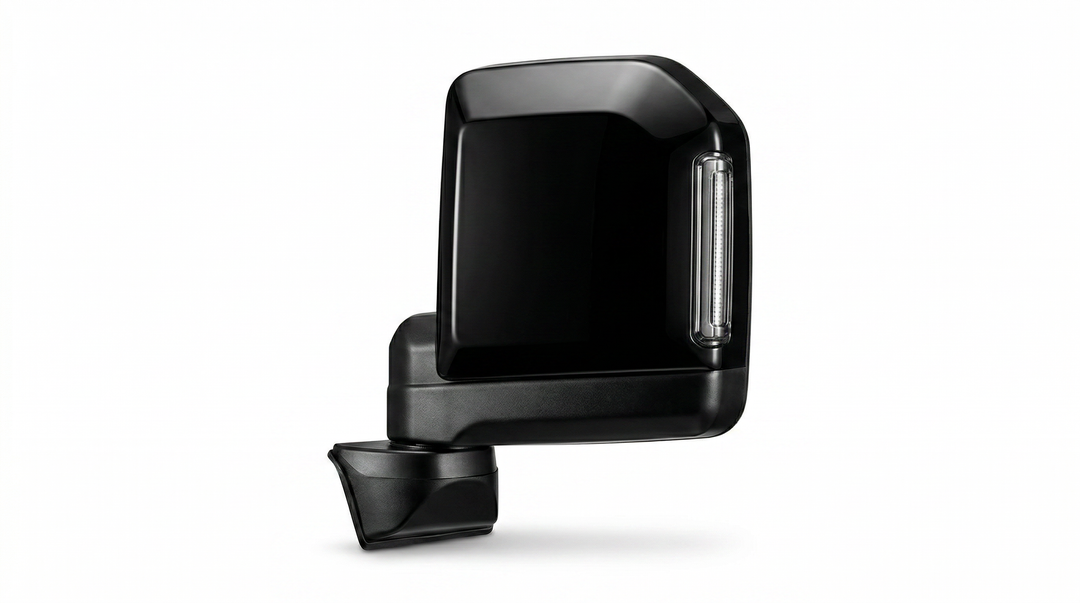 Upgrade Black Side Mirrors for Toyota Landcruiser 70 76 Series and 60 Series Power Mirror/Fold/Indicators