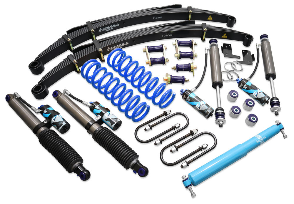 2 Inch 50mm Adjustable F4R Formula 4x4 Adjustable Lift Kit to suit Toyota LandCruiser 78 & 79 Series 2007-on 2