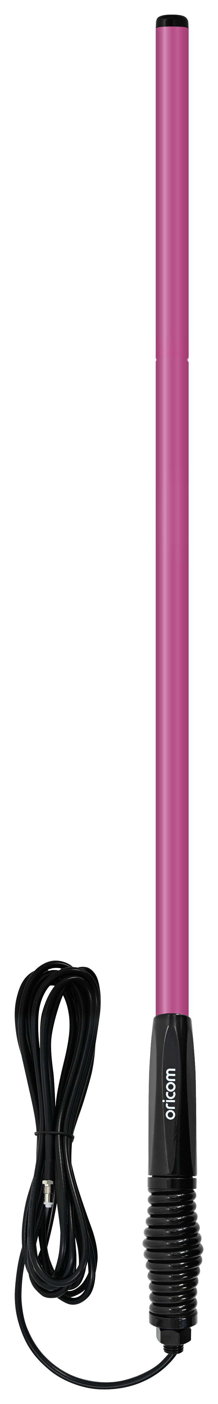 6.5dBi Pink UHF CB Antenna with Detachable Pole 1140mm ANU806PNK