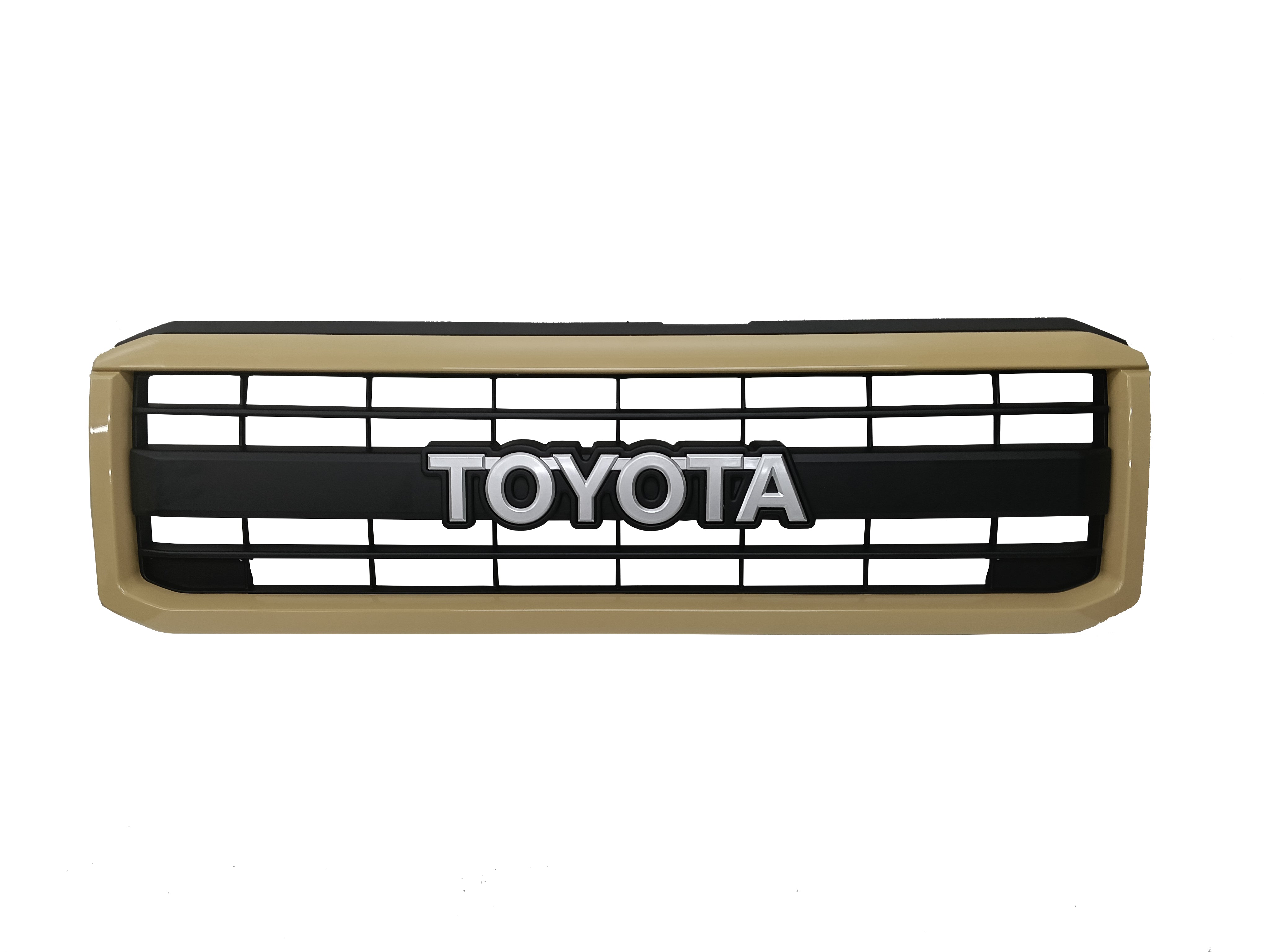 Colour coded sandy taupe grille for toyota 79 series landcruiser