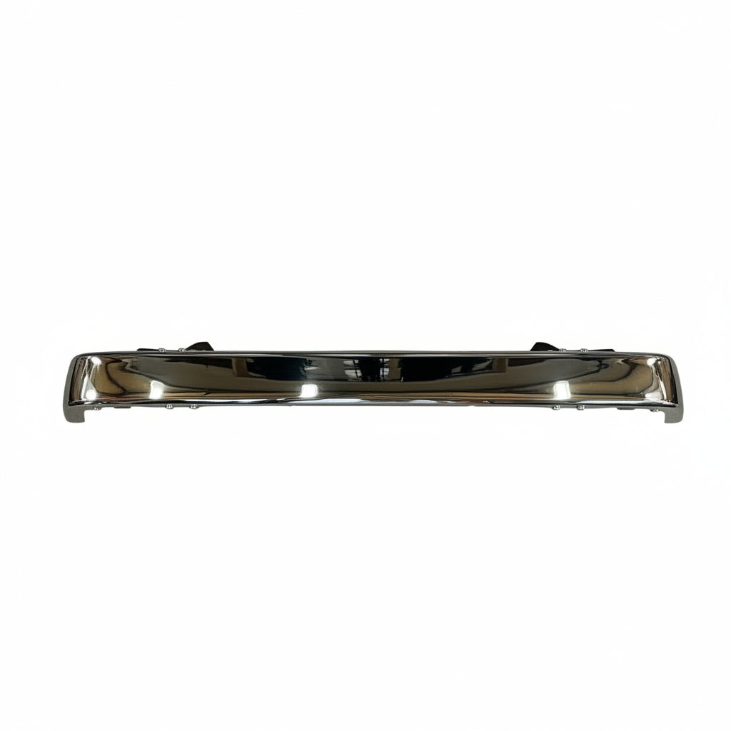 Aftermarket Front Chrome Bumper Bar for Toyota 70 Series Landcruiser.