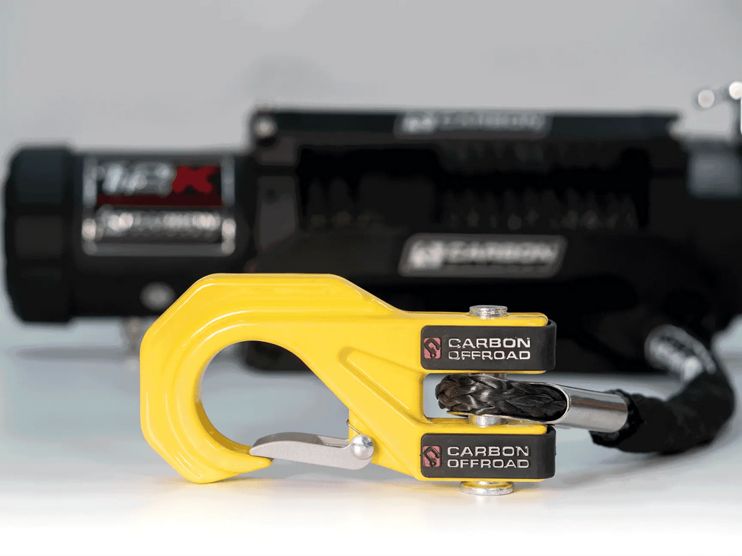Carbon Offroad MegaPro Winch Hook - Recovery Silver 2