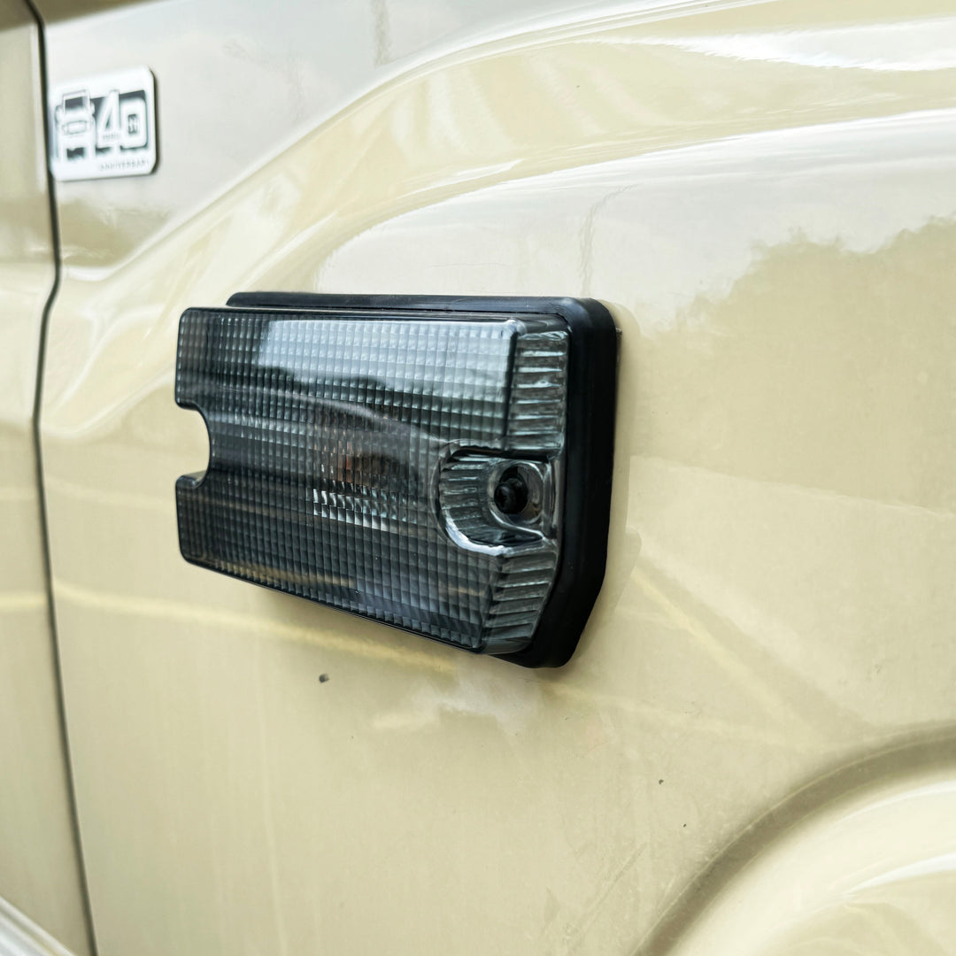 Set of Clear/Crystal LED Indicator Turn Signal Side Marker for Landcruiser 70 Series