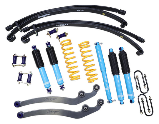Fulcrum 2 Inch 50mm Formula 4x4 Premium Big Bore Lift Kit to suit Toyota LandCruiser 78 & 79 Series from 2007 to 07/2016 (only suits models with straight Radius Arms)