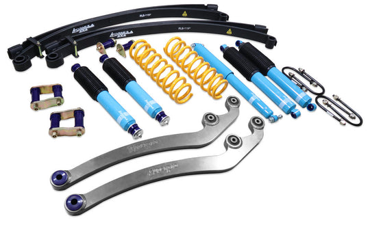 Fulcrum 2 Inch 50mm Formula 4x4 Premium Big Bore Lift Kit to suit Toyota LandCruiser 78 & 79 Series from 2007 to 07/2016 (only suits models with straight Radius Arms) 2