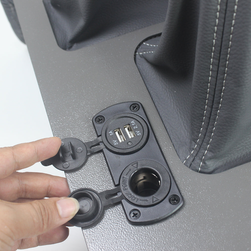 Full Centre Console suitable for LandCruiser 70 series dual cab 76 3