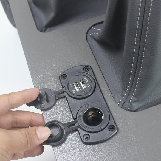 Full Centre Console suitable for LandCruiser 70 series dual cab 76 3