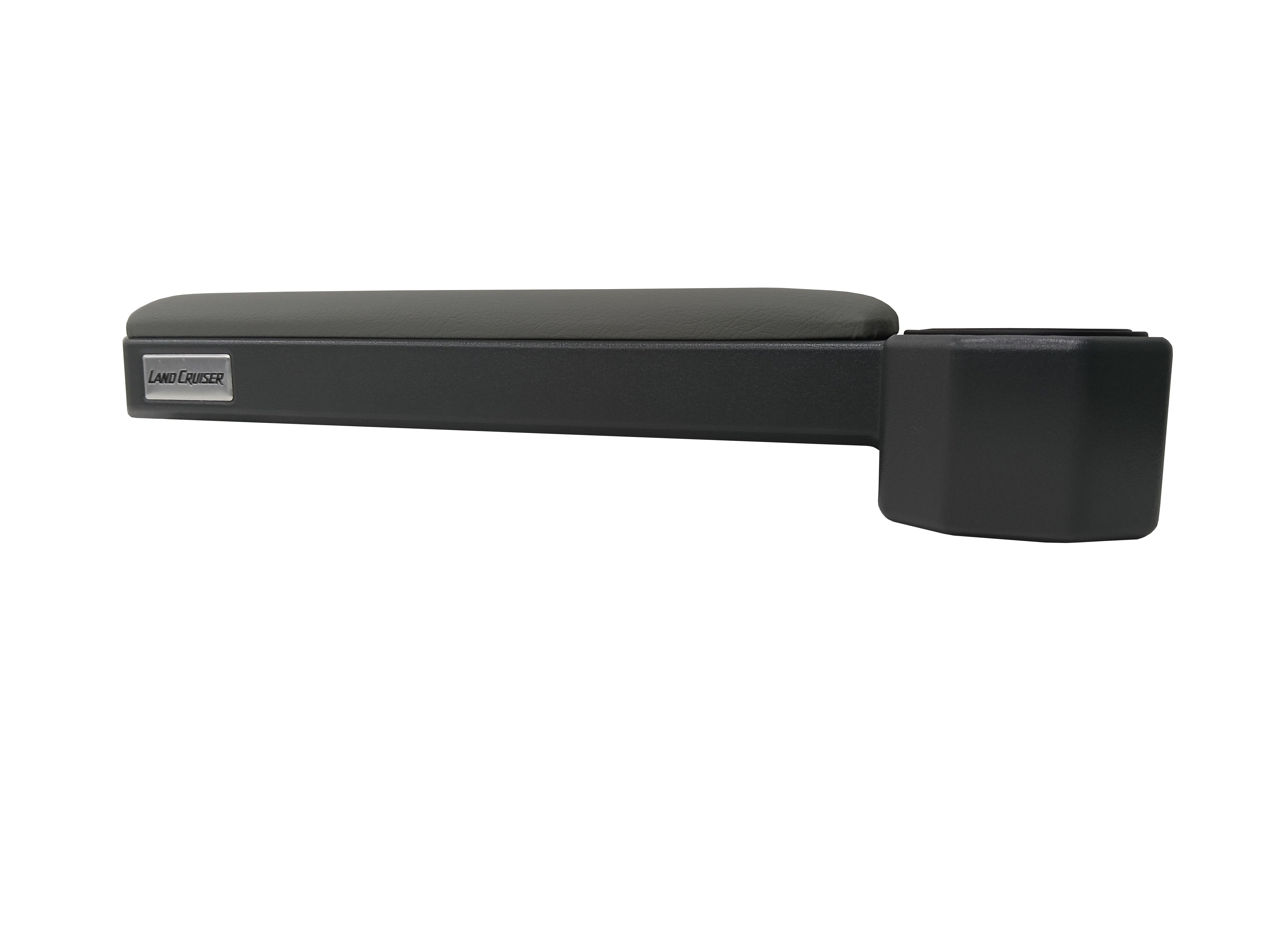 Grey Magnetic Arm Rest Cupholder Set Long Version for 70 Series Landcruiser