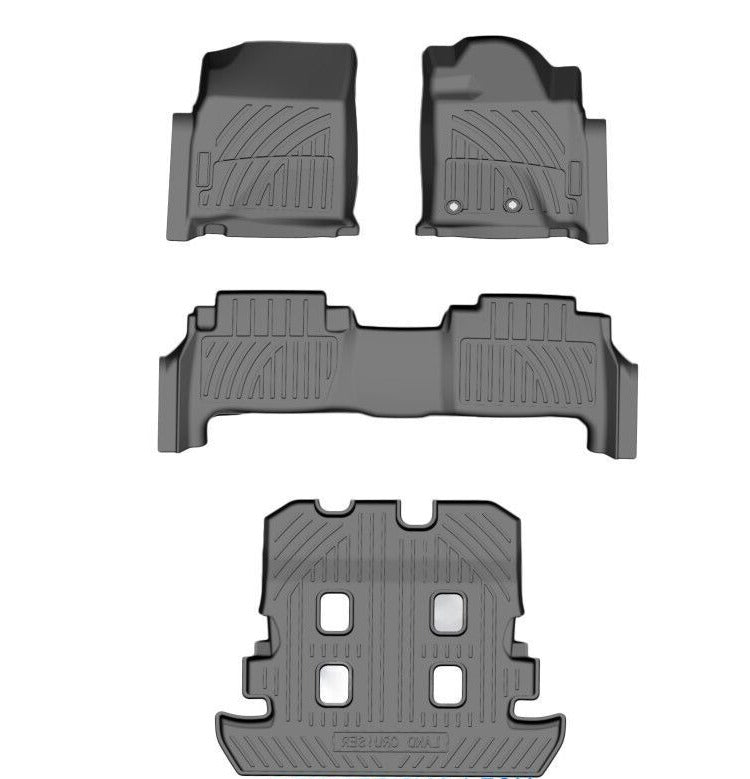 Heavy Duty 3D Moulded Floor Mats for Toyota Landcruiser 200 Series