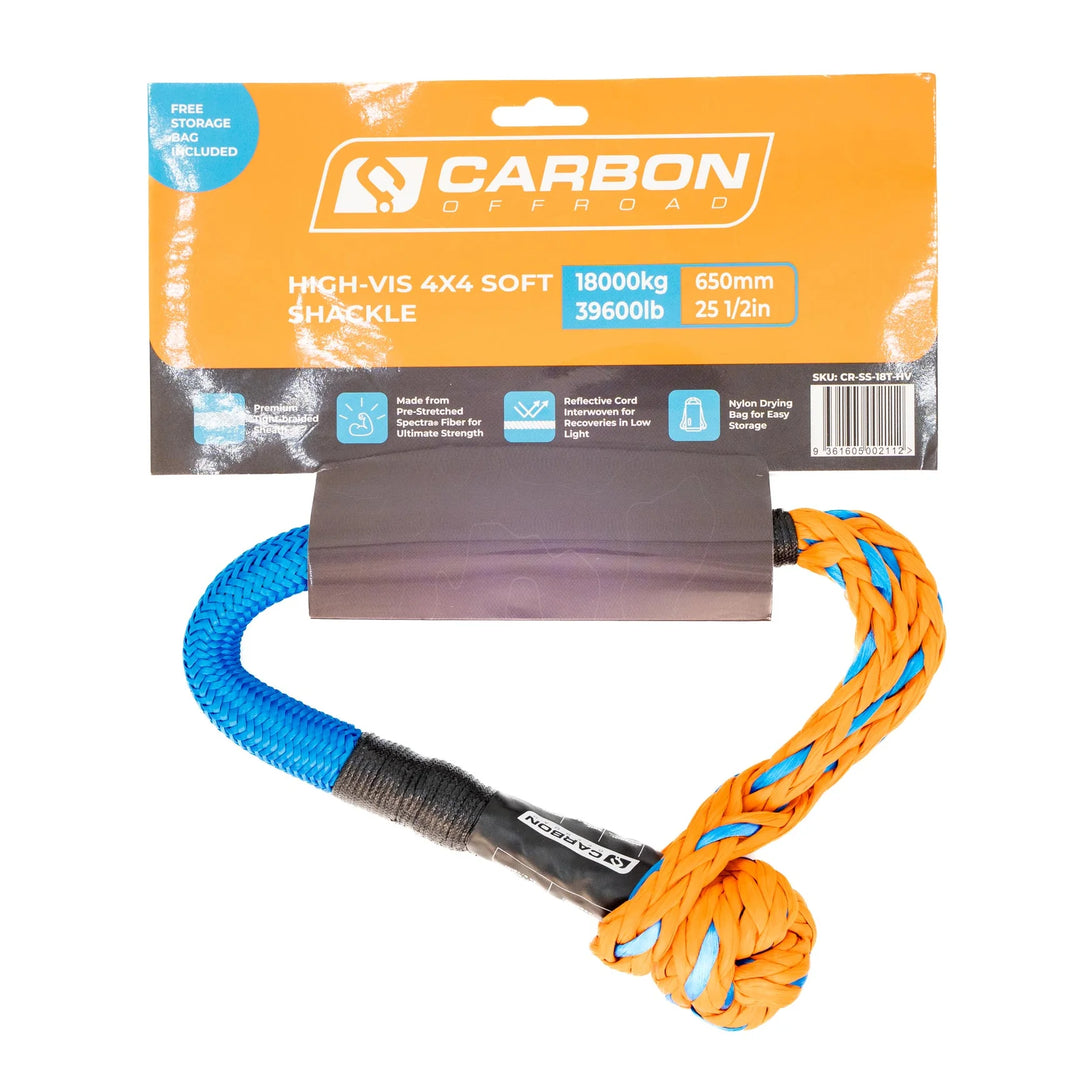 High-Vis 4x4 Soft Shackle CR-SS-18T-HV 4