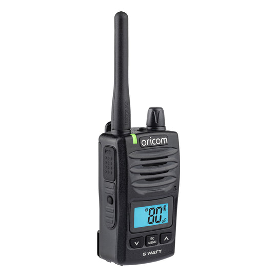 ORICOM DTX600 Waterproof IP67 5 Watt Handheld UHF CB Radio (Black)