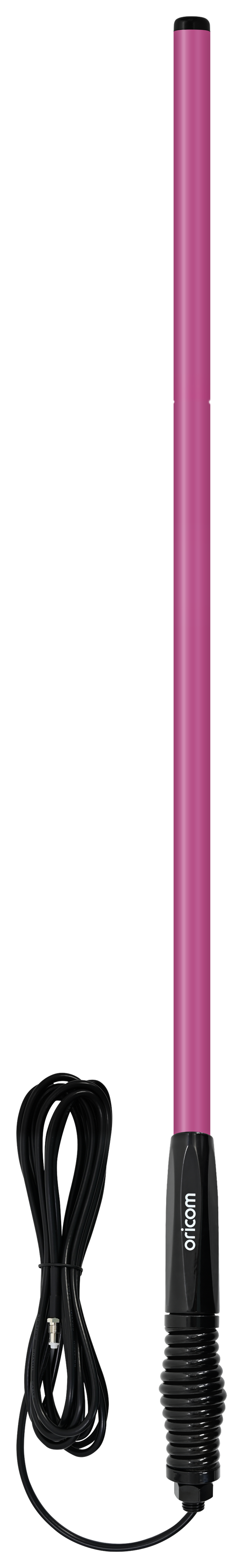 Oricom 6.5dBi Pink UHF CB Antenna with Detachable Pole 1140mm ANU806PNK