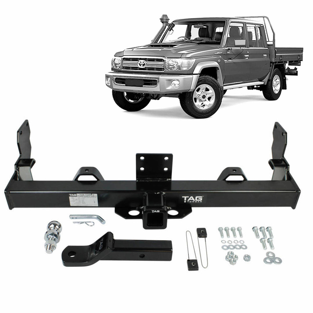 TAG+ Heavy Duty Towbar -TOYOTA LANDCRUISER UTE 75Series / 79 Series. Single Cab models only 1985-07/2012.