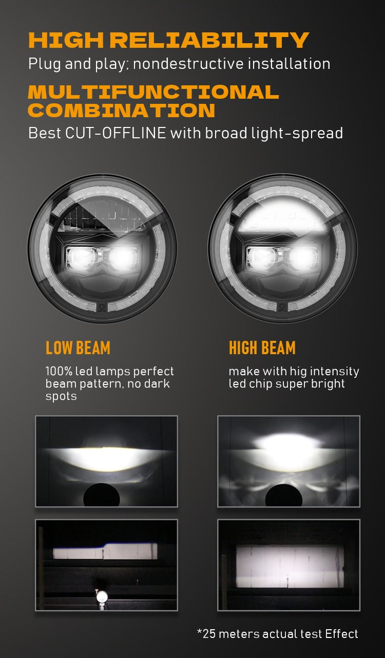 TRACK AUTO 7" LED Head Light 4