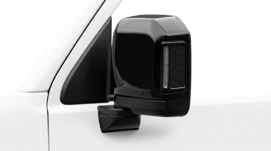 Upgrade Black Side Mirrors for Toyota Landcruiser 70 76 Series and 60 Series Power Mirror/Fold/Indicators 1