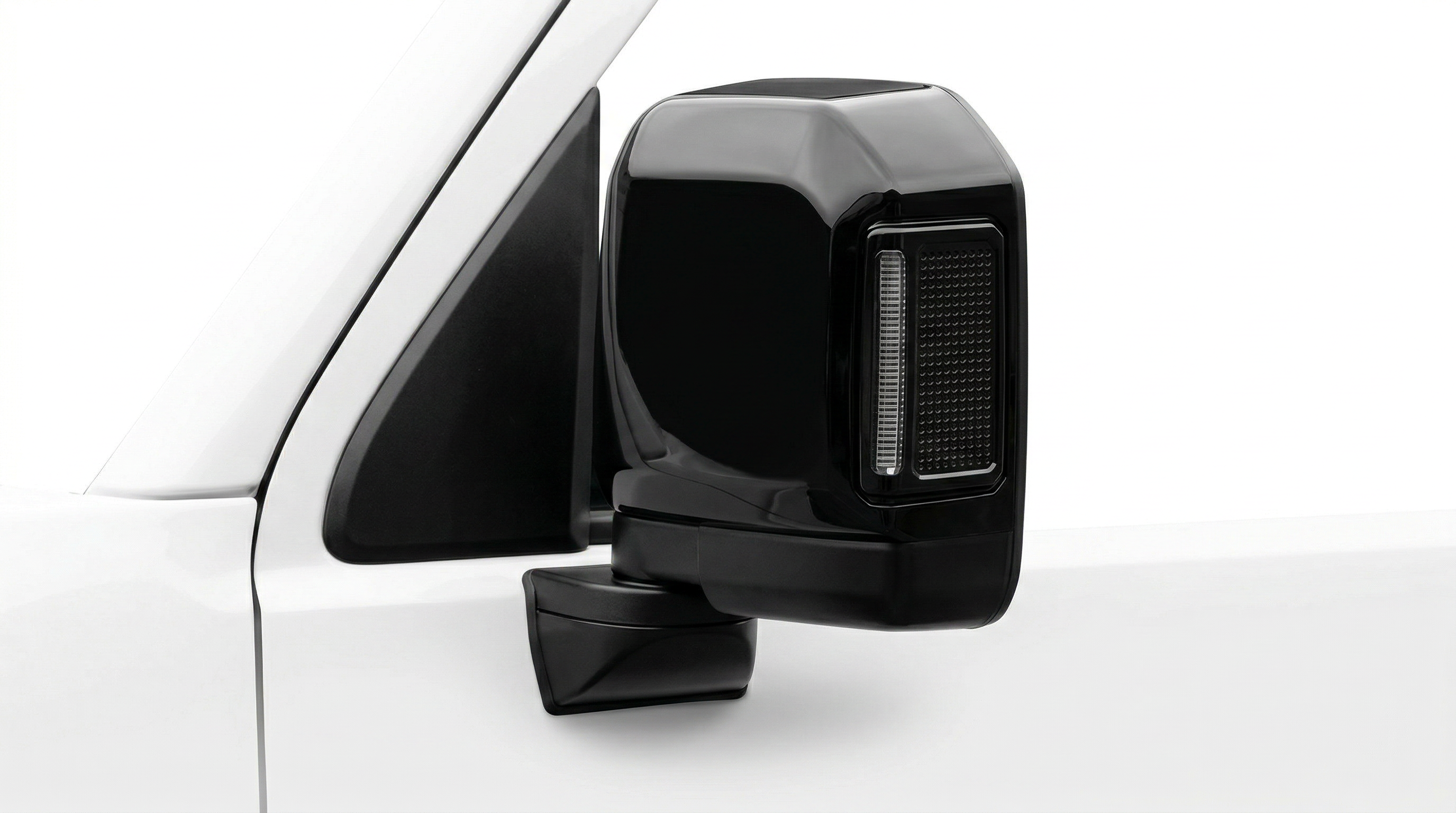 Upgrade Black Side Mirrors for Toyota Landcruiser 70 76 Series and 60 Series Power Mirror/Fold/Indicators 1